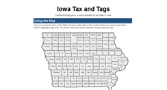 Desktop Screenshot of iowataxandtags.gov